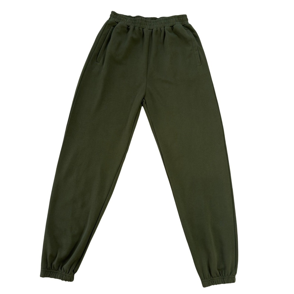 Naked Wardrobe Large Olive Green Jogger Sweatpants Size L Womens Loungewear NEW